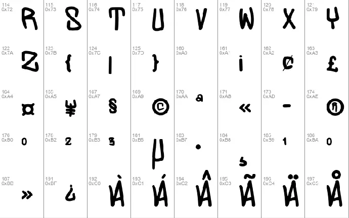 Monoskull font