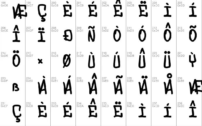 Monoskull font