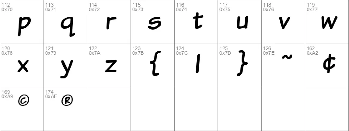 VTC Sunday font