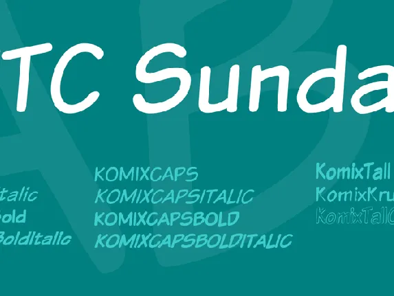 VTC Sunday font