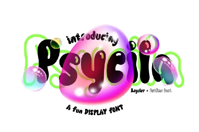 Psycila Demo font