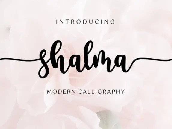 Shalma Modern Calligraphy font