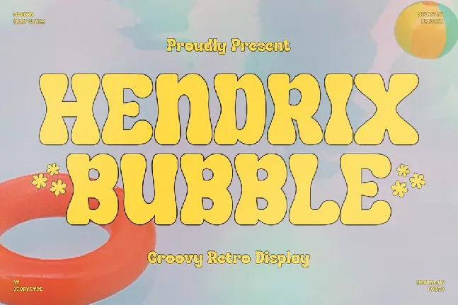 HENDRIX BUBBLE font