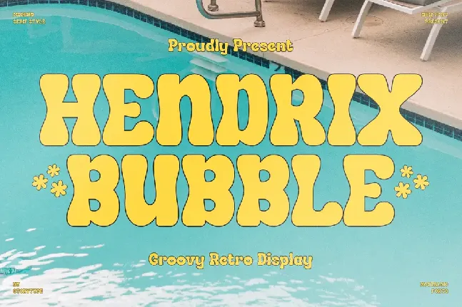 HENDRIX BUBBLE font