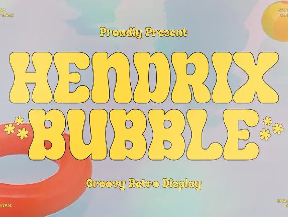 HENDRIX BUBBLE font