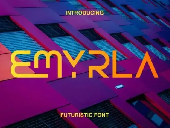 Emyrla Display font