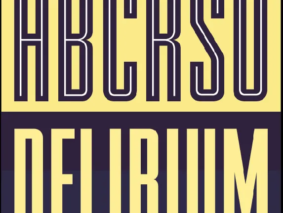 FTY DELIRIUM NCV font