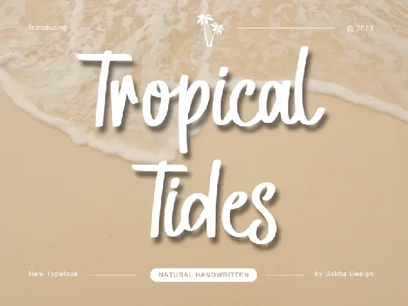 Tropical Tides - Personal Use font