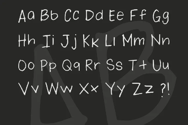 Dexte Denim Handwriting font