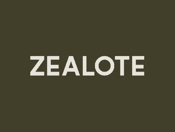 Zealote font