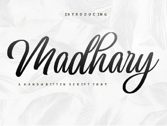 Madhary font