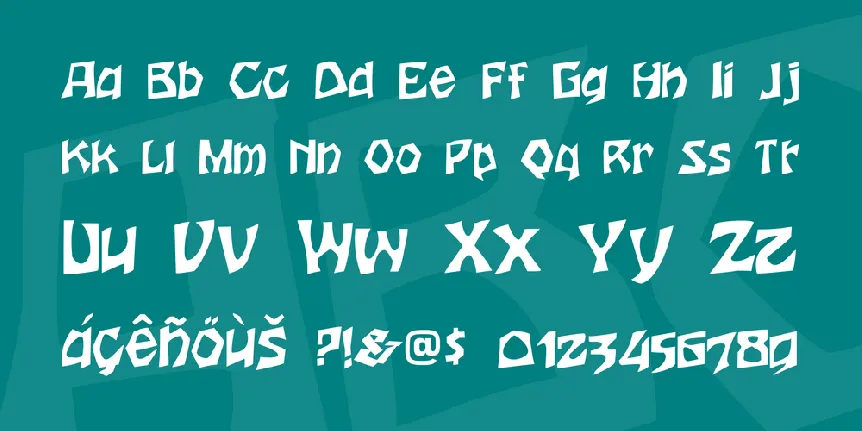 Houtsneeletter font