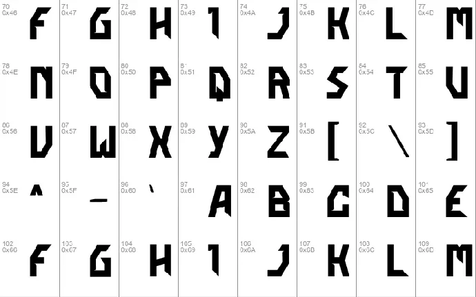 KORUXE OUSE font