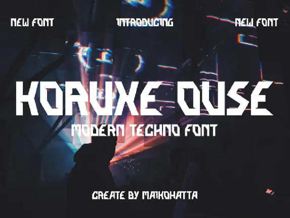 KORUXE OUSE font