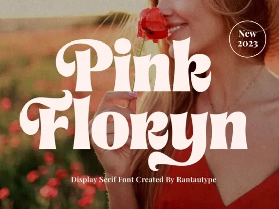 Pink Floryn font