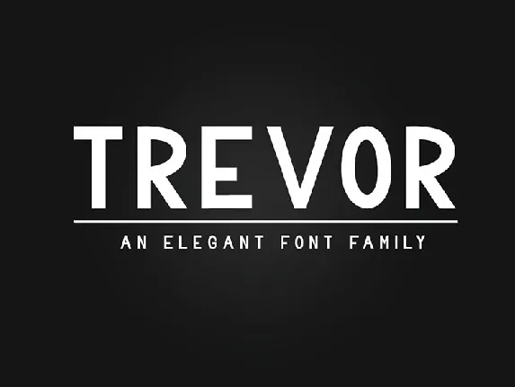 Trevor Sans Serif Family font