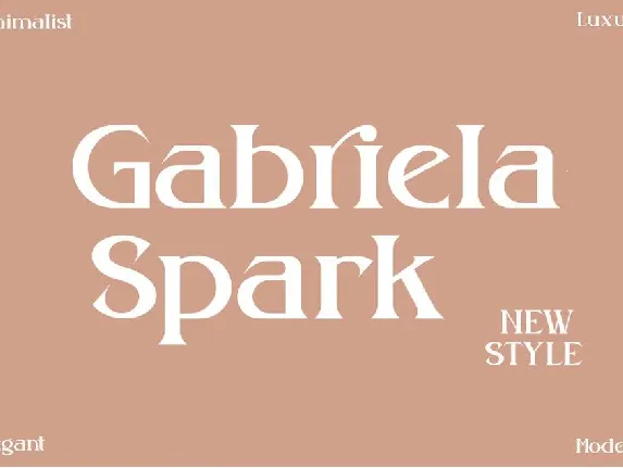 Gabriela Spark font