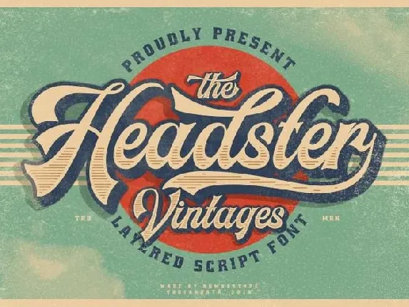 Headster Typeface Free font