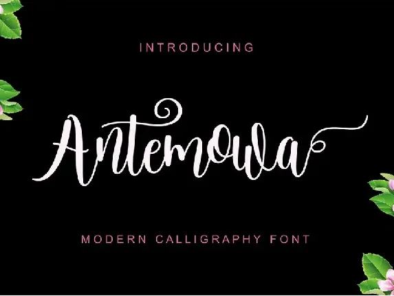 Antemowa font