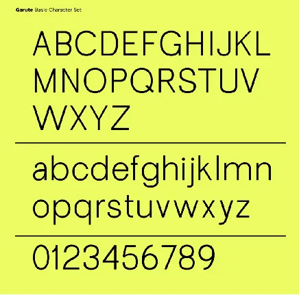 Garute font