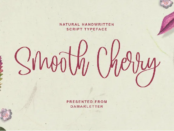 Smooth Cherry font