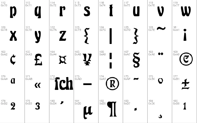 Herkules font