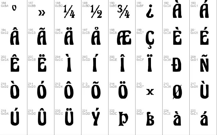 Herkules font