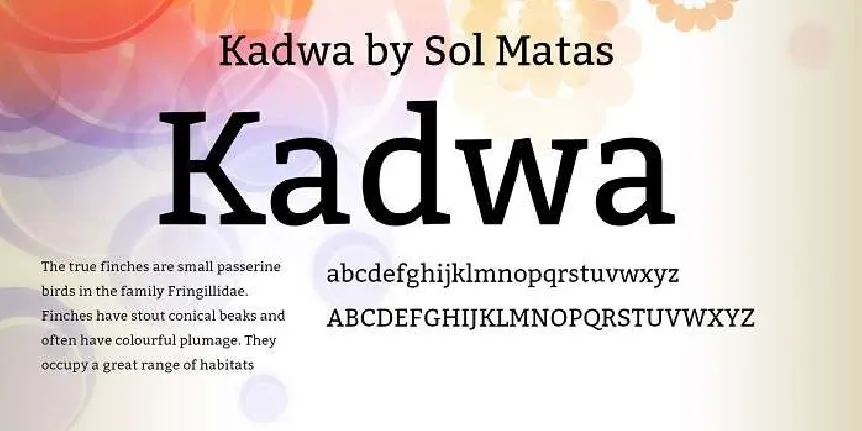 Kadwa font