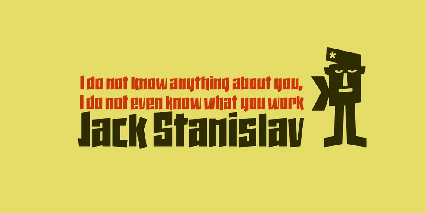 Jack Stanislav font