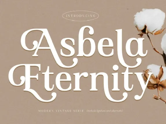 Asbela Eternity font