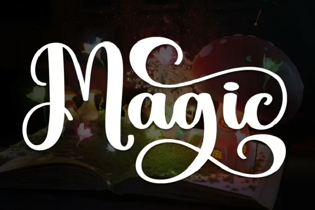 Magic Calligraphy font