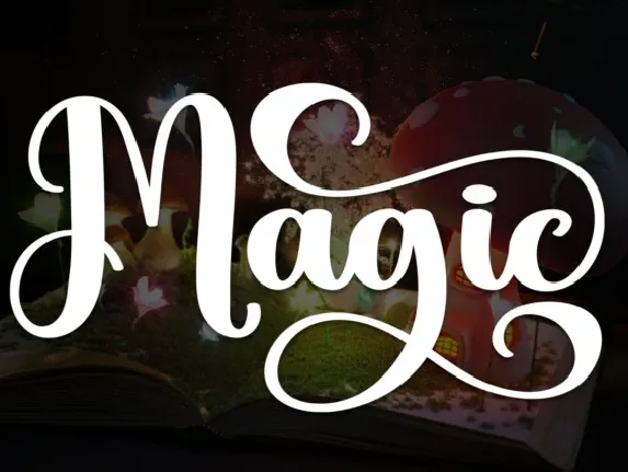 Magic Calligraphy font