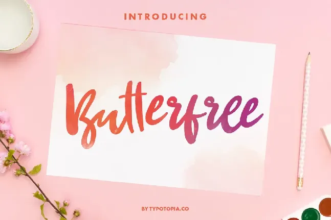 Butterfree font