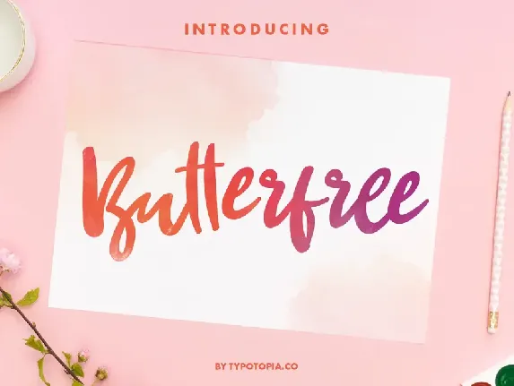 Butterfree font