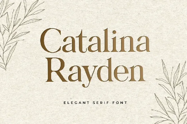 Catalina Rayden font