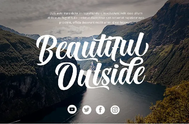 The Santana Script font