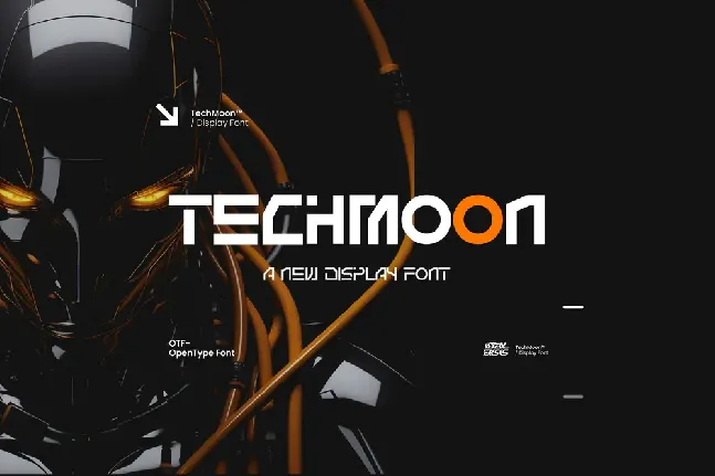 Techmoon font