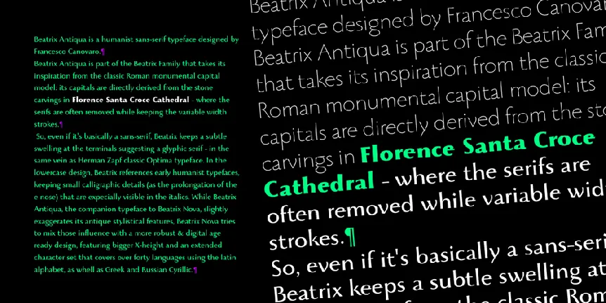 Beatrix Antiqua font