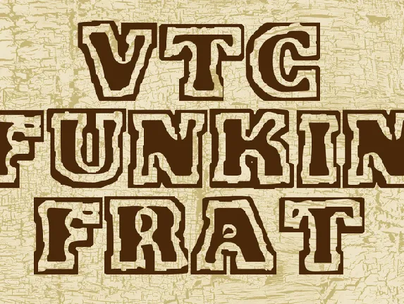 VTC Funkin Frat font