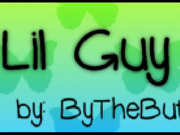 LilGuy font