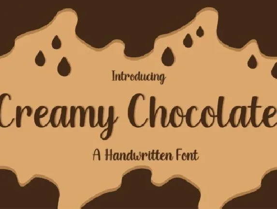 Creamy Chocolate Script font