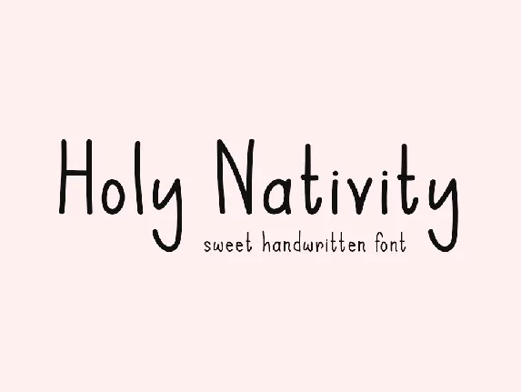 Holy Nativity font