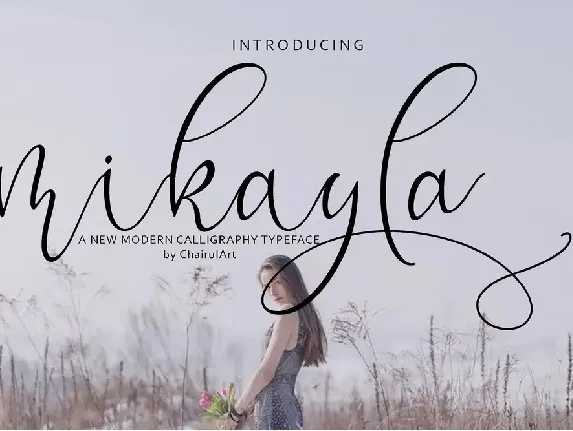 Mikayla Script font