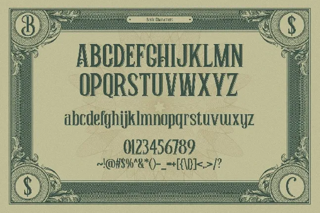 Billy Money font