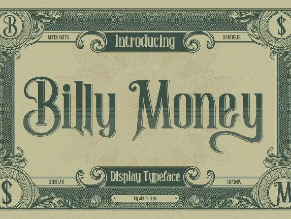 Billy Money font