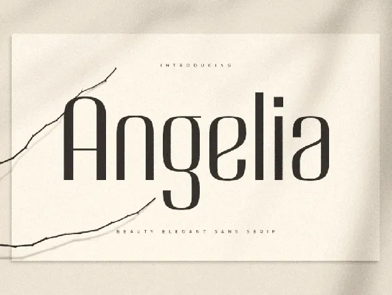 Angelia font