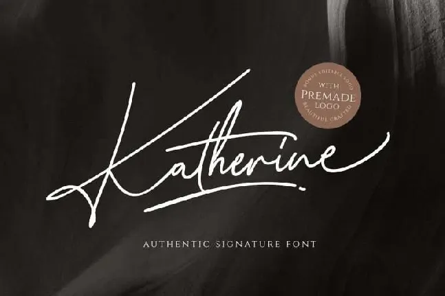 Katherine Signature Free font