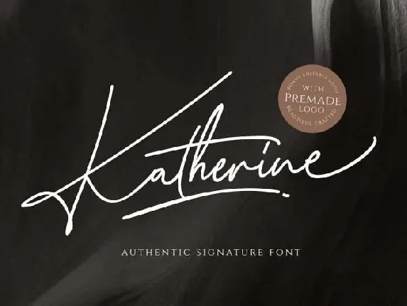 Katherine Signature Free font