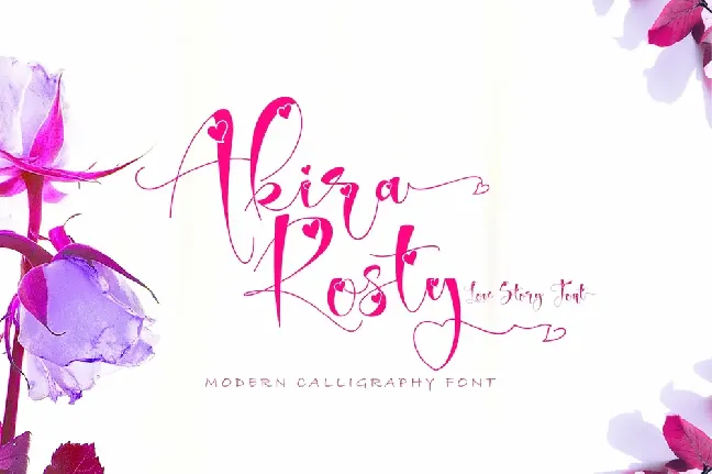 Akira Rosty font