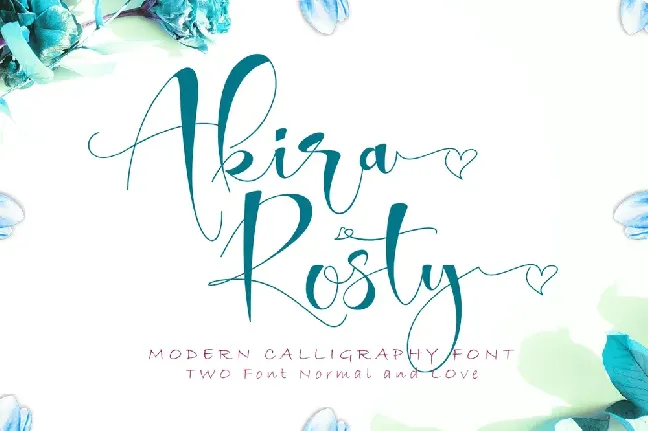 Akira Rosty font